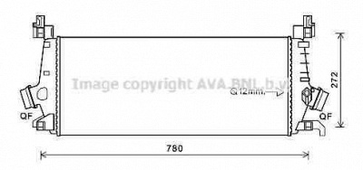 AVA QUALITY COOLING ol4647 -  Интеркулер